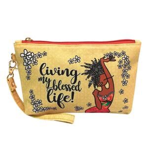 Shades of Color Statement Makeup Pouch | Living My Blessed Life